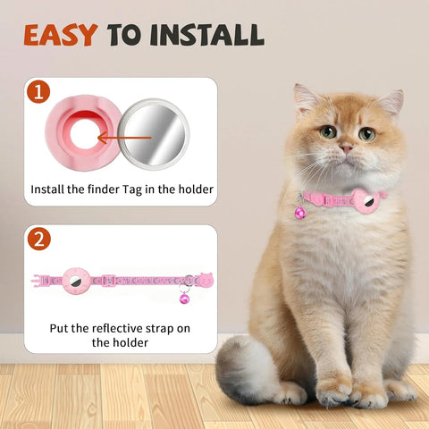 GPS Tracking Device for Cats | Real-Time Location  Lightweight Collar