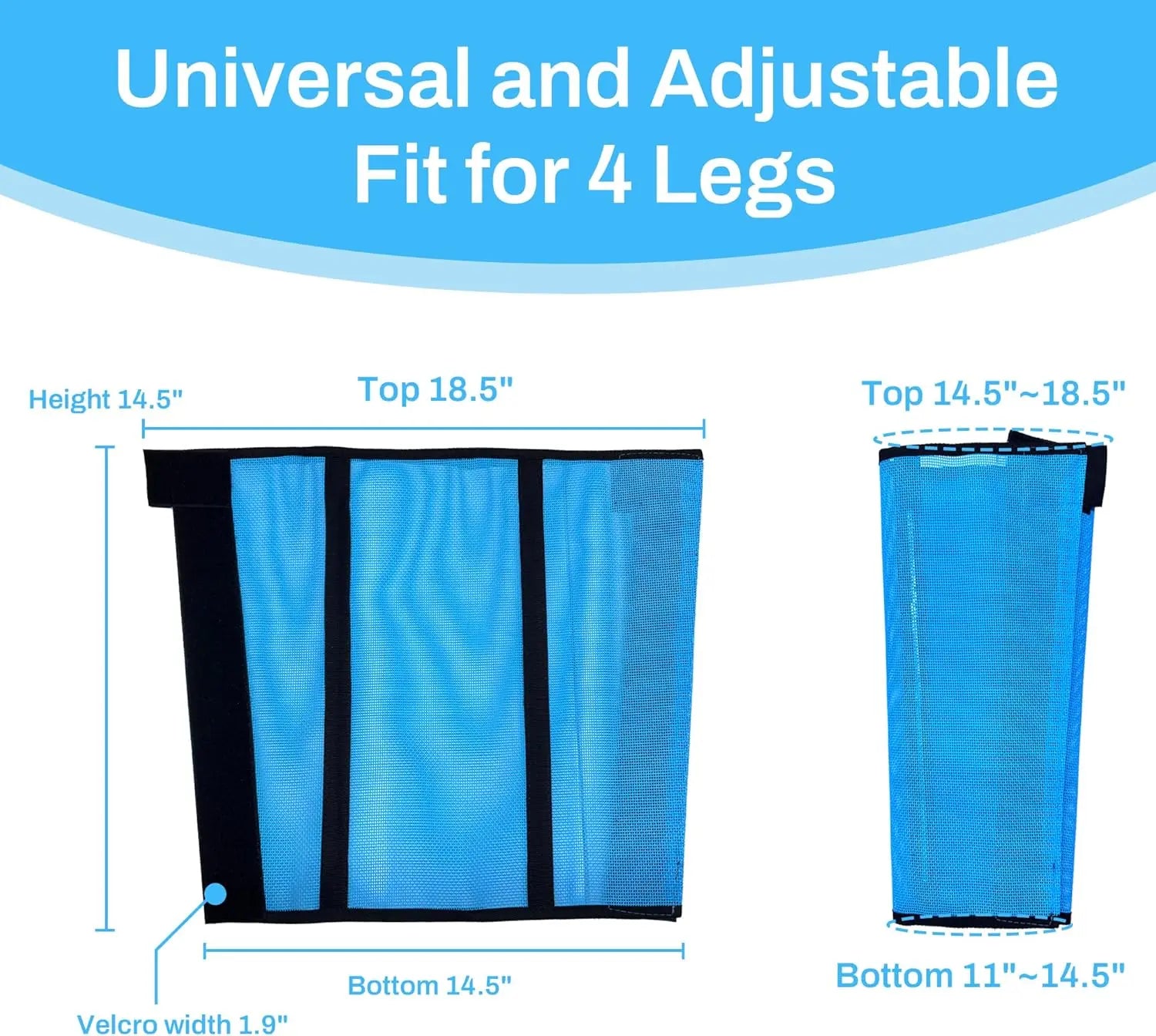 FelRelWel horse fly boots and mask set with adjustable fit for four legs and breathable material